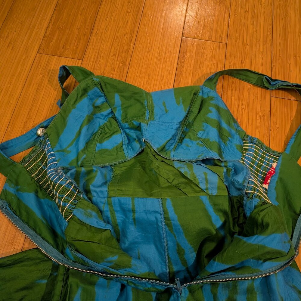 1950s True vintage Ruby of Miami green and blue party dress - Picture 11 of 13